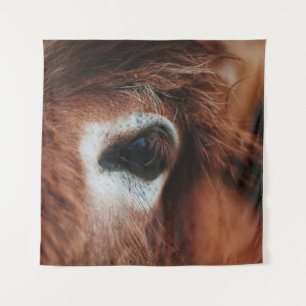 TENTURE YEUX DE CHEVAL SOMBRE