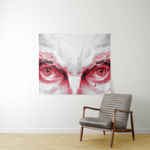 Tenture Yeux de l'ancien mal – Alerte rouge