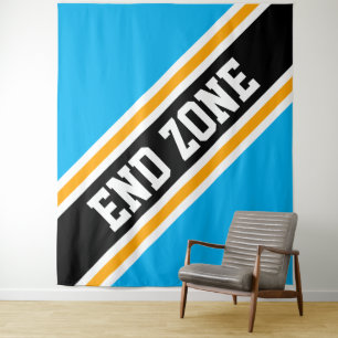 Tenture ZONE DE FIN Gras Ciel Bleu Bleu Bleu Bleu Bleu Gri