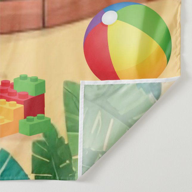 Tenture Zoo tapestry for a child's room (Détail)