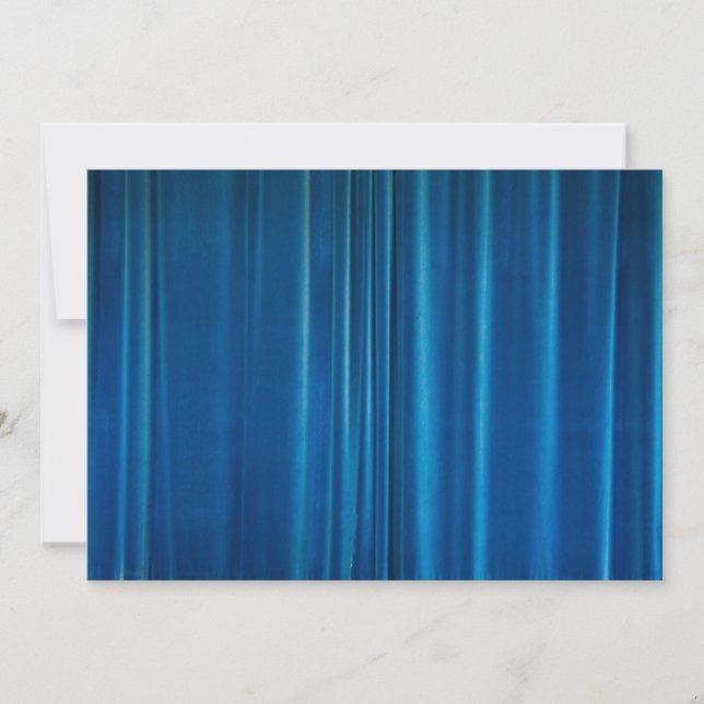 tentures bleues (Devant)