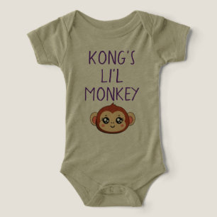 Tenue de bébé singe de Kong