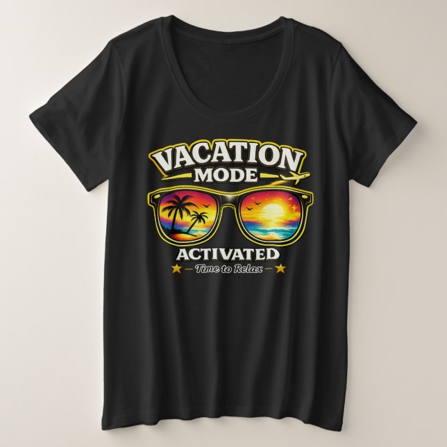 Tenue de voyage en mode vacances activé Grande tai (Design devant)