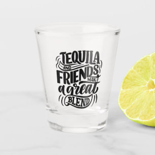Tequila et ses amis en verre