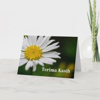 Terima kasih - Merci en malais et indonésien