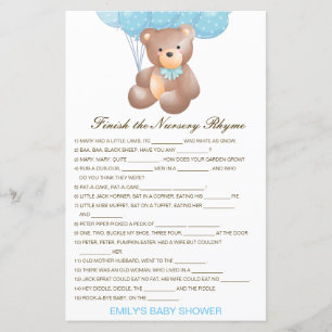 Terminer le rime de la pépinière avec réponse