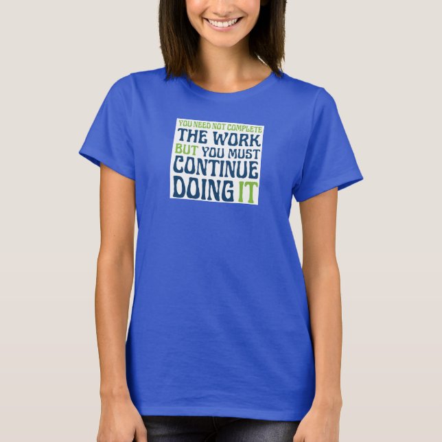 Terminer le T-shirt Travail (Devant)