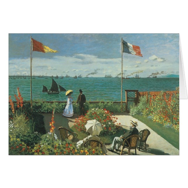 Terrace at the Seaside by Claude Monet (Devant horizontal)