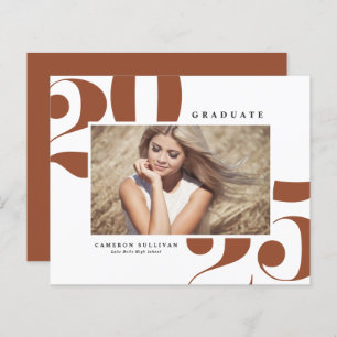 Terracotta 2025 Téméraire Typographie Diplôme Phot