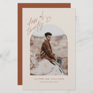 Terracotta Arch 2023 Faire-part de graduation