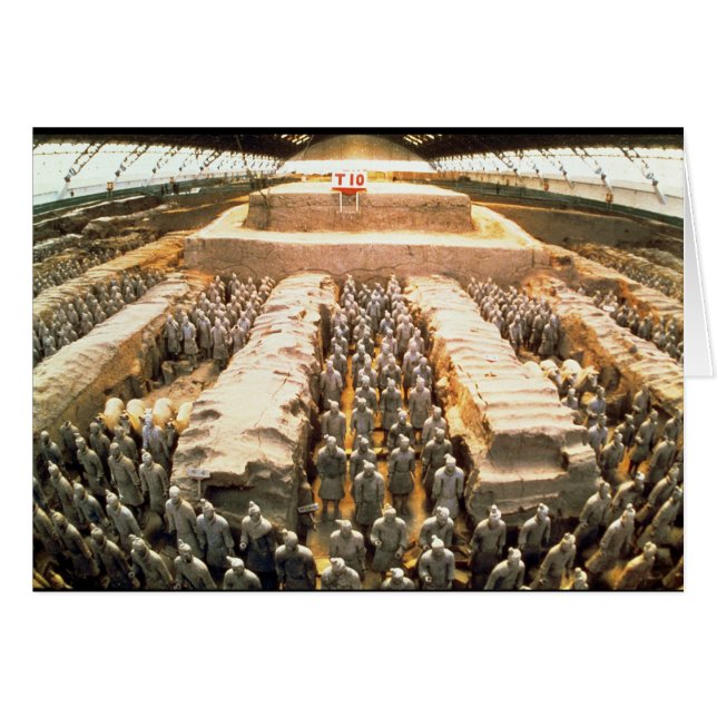 Terracotta Army, dynastie Qin, 210 av. J.-C. (Devant horizontal)