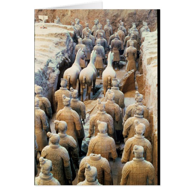 Terracotta Army, dynastie Qin, 210 av. J.-C. (Devant)