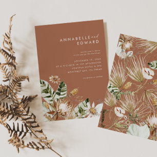 Terracotta chic bohème botanique moderne élégant