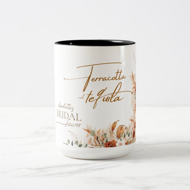 Terracotta florale et Tequila Bridesmaid Mug (Centre)