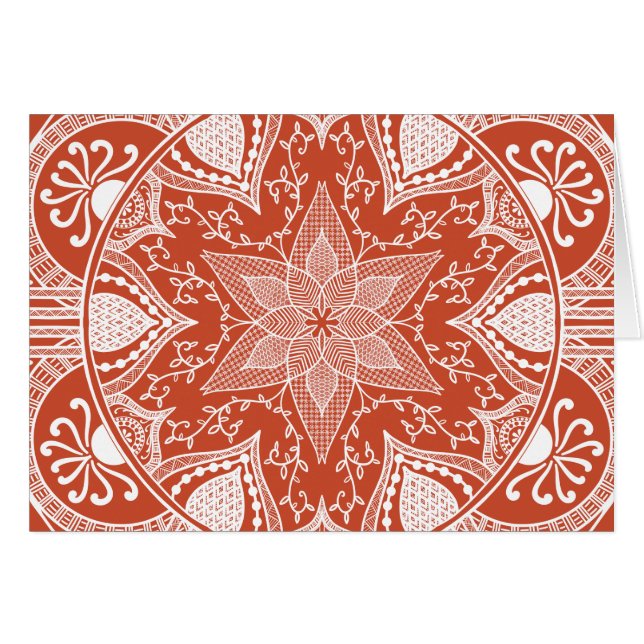 Terracotta Mandala (Devant horizontal)