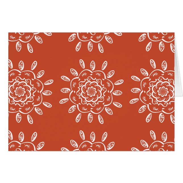 Terracotta Mandala (Devant horizontal)