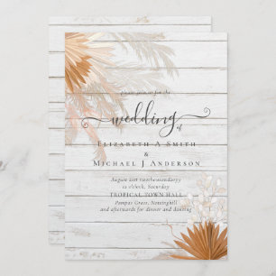 Terracotta Pampas Mariage Tropical Grass