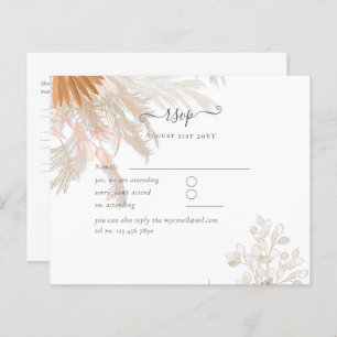 Terracotta Pampas Mariage Tropical Grass