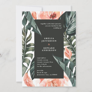 Terracotta sauge vert feuillage tropical mariage