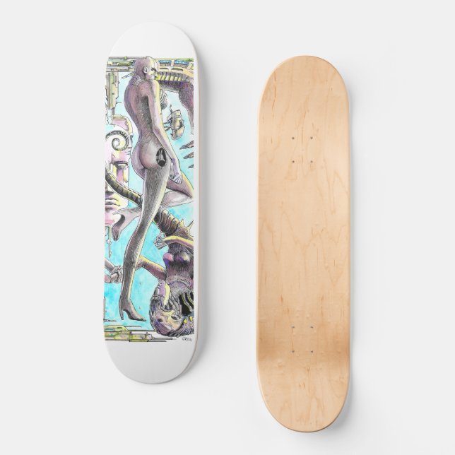 terrasse de skateboard de jardin alien (Recto)