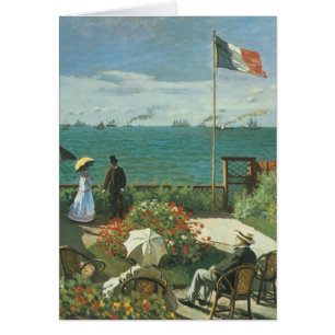 Terrasse en bord de mer à Claude Monet