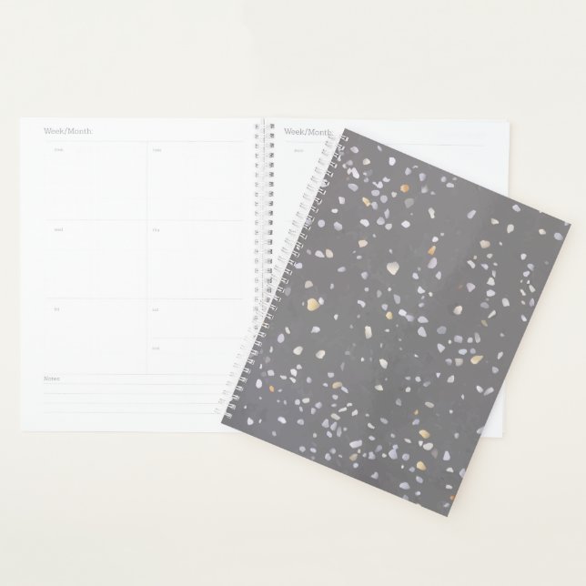 Terrazzo gris moderne (Devant avec enveloppe)
