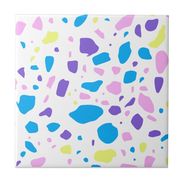 TERRAZZO MOTIF HOMEDECOR BACKSPLASH Carreaux en cé (Devant)