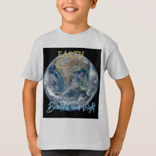 Terre Belle et Lumineuse T-Shirt Enfant Planète