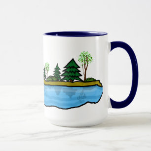 Terre des 11 842 lacs de Mug du Minnesota