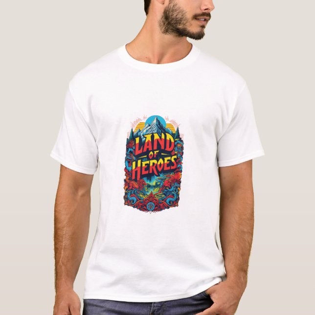 Terre des Héros - Brave et Bold T-Shirt (Devant)
