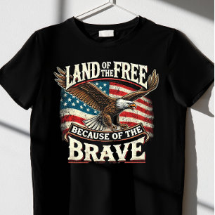 "Terre des Libres, à cause des Braves" T-shirt
