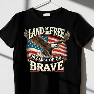 "Terre des Libres, à cause des Braves" T-shirt