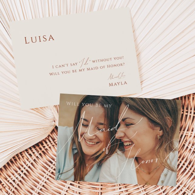 Terre Désert Beige Faded Photo Carte d'honneur (Créateur téléchargé)