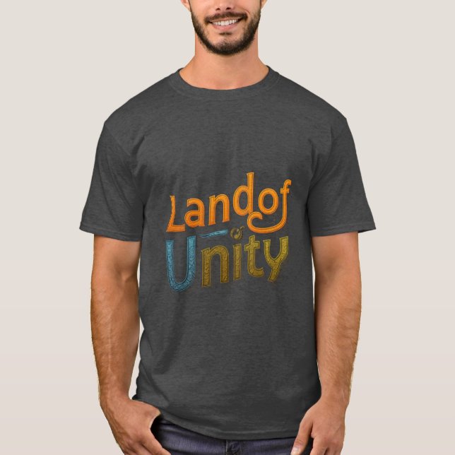 Terre d'unité Graphique T-shirt (Devant)