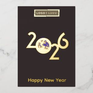 Terre en 2026  - Carte de vœux professionnelle pou