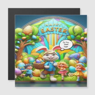 Terre magique de lapin de Pâques