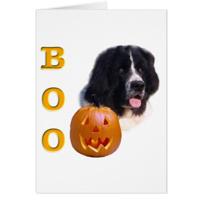 Terre-Neuve (débardeur) Halloween Boo (Devant)
