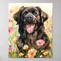 Terre-Neuve Dog Gentle Gig Poster Wall Art