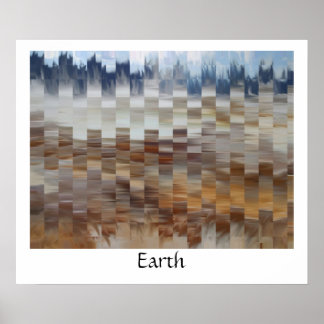 Terre - Poster Abstrait