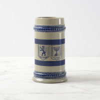Terre Sainte Israël Drapeau de verre Mug