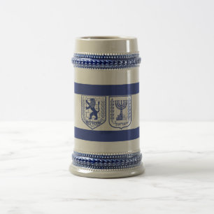 Terre Sainte Israël Drapeau de verre Mug