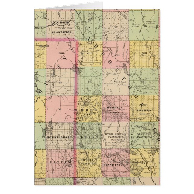 Terres en bois 4 Carte Atlas (Devant)