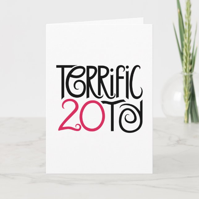 Terrible à 20 cartes (Devant)