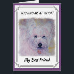 TERRIER BLANC Ouest<br><div class="desc">Awesome and sweet — Le Blanc des Westies with sparkling eyes veut charm you at time. Painted in soft pinks and blues - originally watercolor painted by the designer www.fancifulwatercolors.ca - contact me if you want your dog painted!</div>
