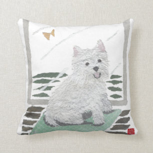 Terrier des montagnes occidental, coussin de