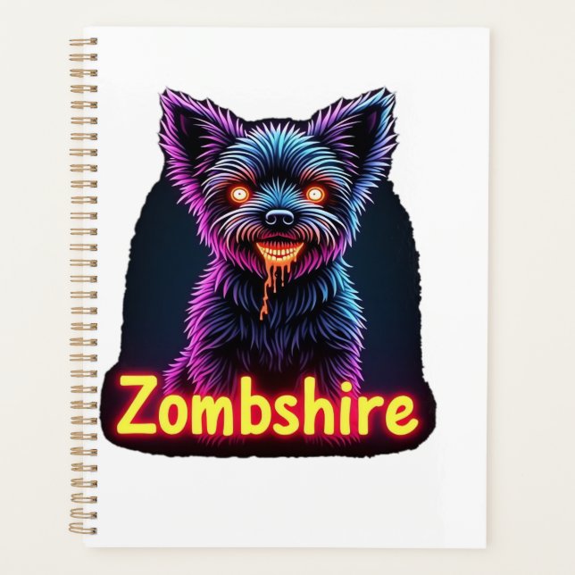 Terrier du Yorkshire Yorkie Chien Zombie Halloween (Devant)