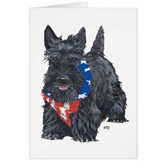 Terrier écossais patriotique (Devant)