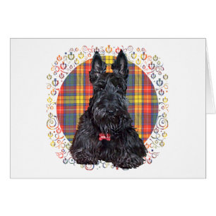 Térrier écossais sur plaid Buchanan