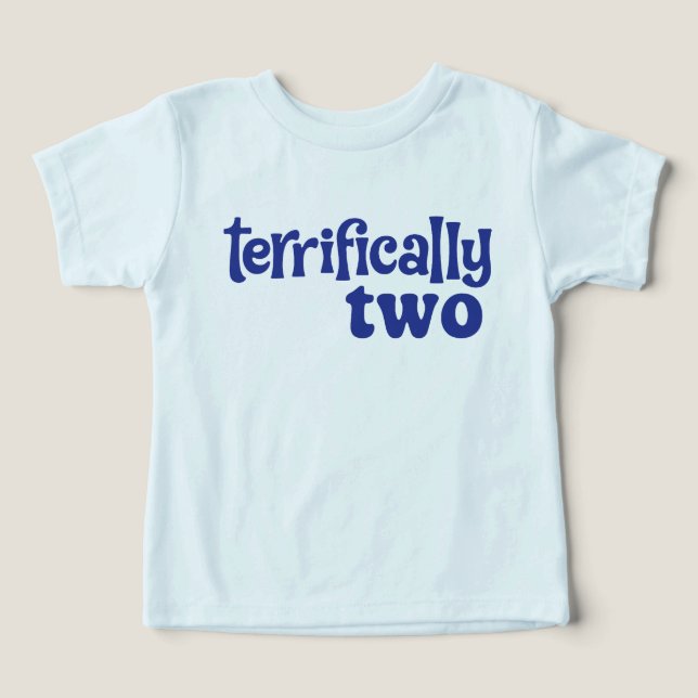 Terrifically Two T-shirt (Design Recto)