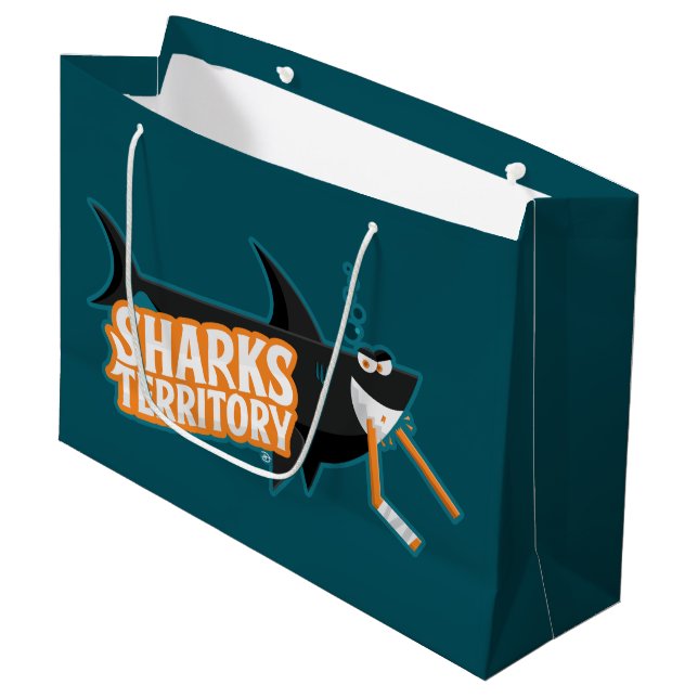 Territoire des requins - Grand sac cadeau (Devant Angle)